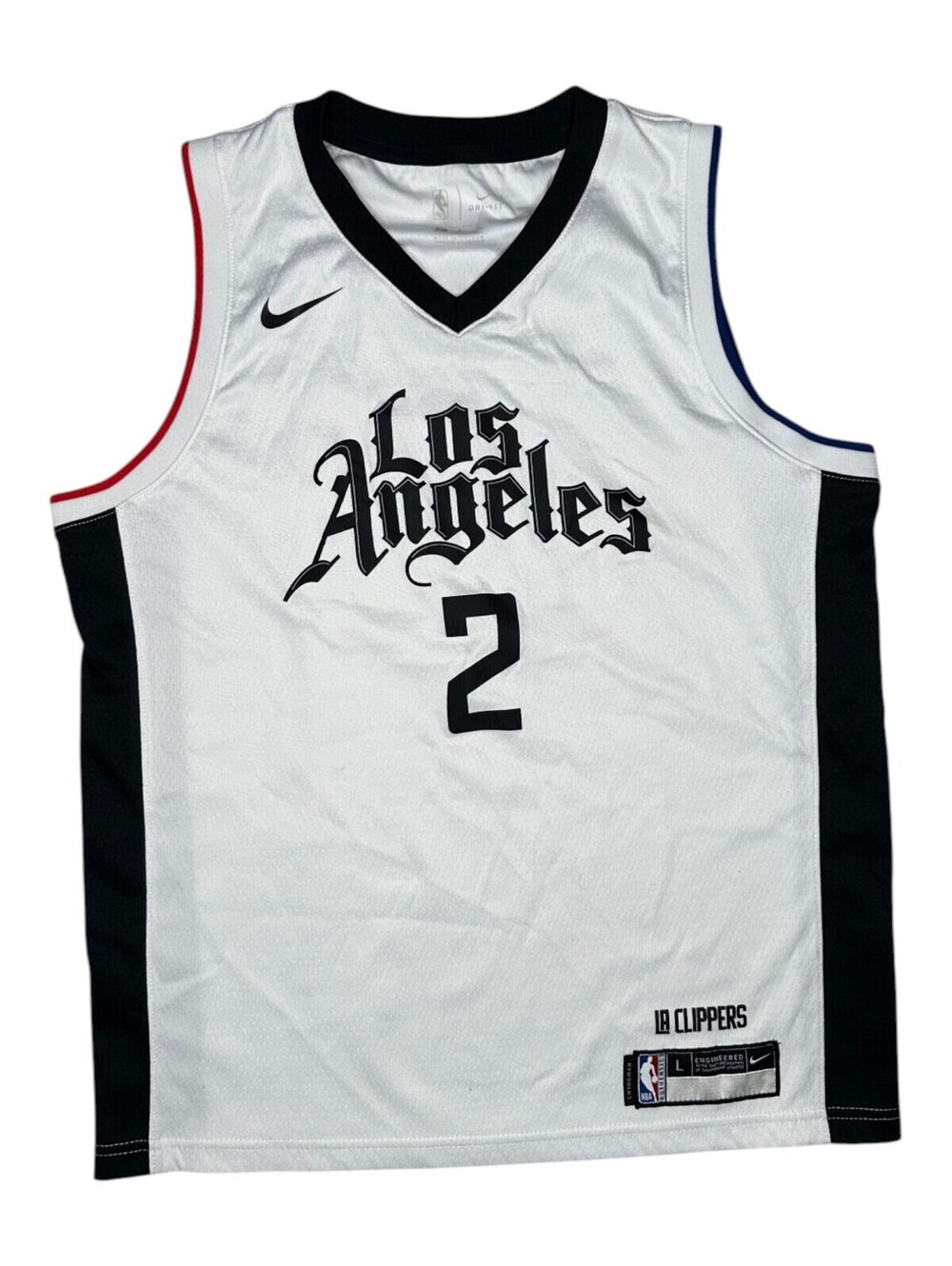 Nike Los Angeles Clippers Kawhi Leonard #2 NBA Jersey White Size L